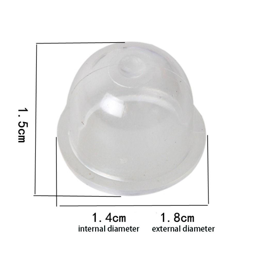 10pcs Small Carburetor Parts Silicone Lawn Mower Parts Carb Primer Bulbs Cap Chainsaws Blower