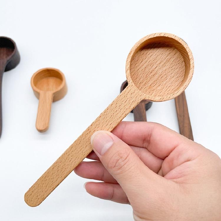 Wooden Measuring Coffee Spoon for Coffee Beans, Whole Beans Ground Beans or Teas