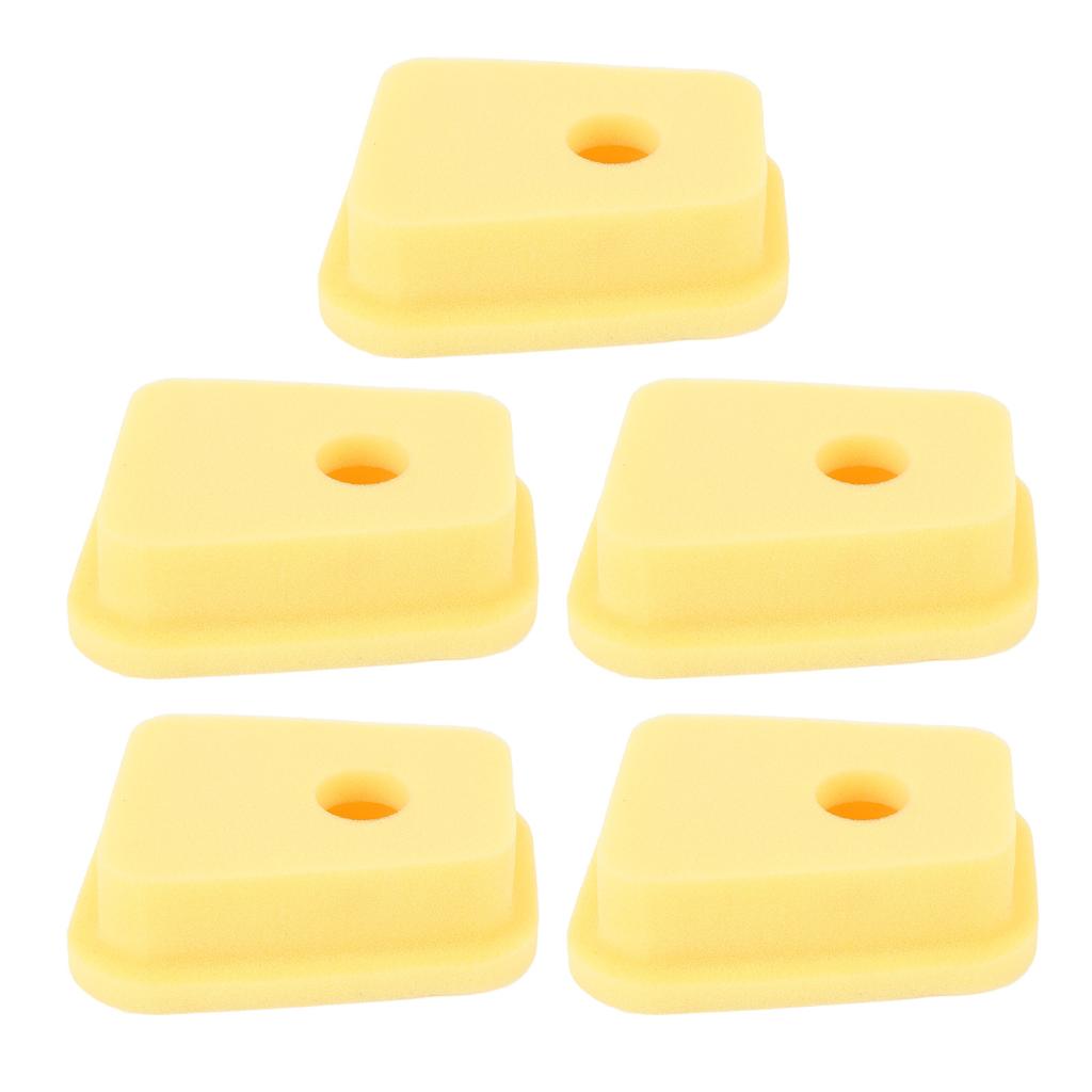 5 Pcs Lawnmower Air Filter Foam High Filtration Efficiency PU Sponge Air Cleaner Foam Filter for LG27987S Lawnmowers