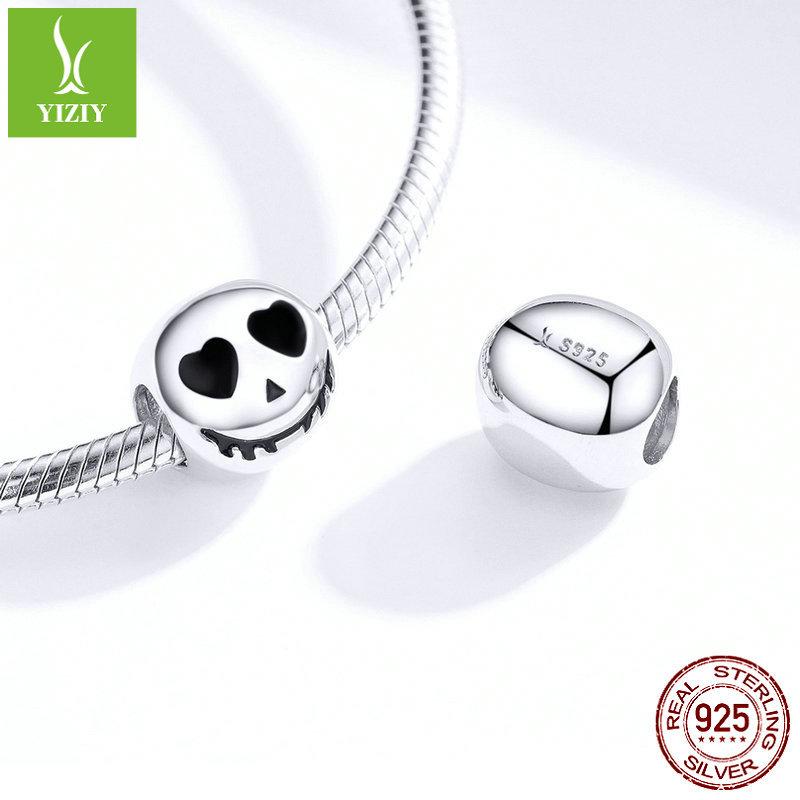 Halloween S925 Silver Beads Collection Picture, Evil Moon Pumpkin Skull Jewelry Accessories