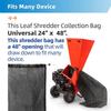 Nylon Wood Chipper Bag Heavy Duty Wood Chipper Collection Bag Universal Bag  Leaf Collection