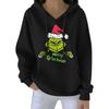 Women's Christmas  Hoodie Funny Cute Christmas Holiday Sweatshirt Pullover
