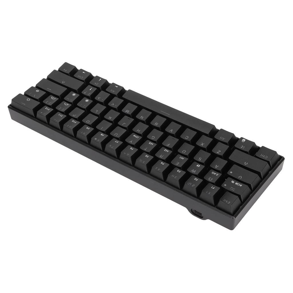 READSON Mechanische Gaming-Tastatur 61 Tasten Unterstützt Drahtlos Tragbar Ergonomisch RGB 3 Modi