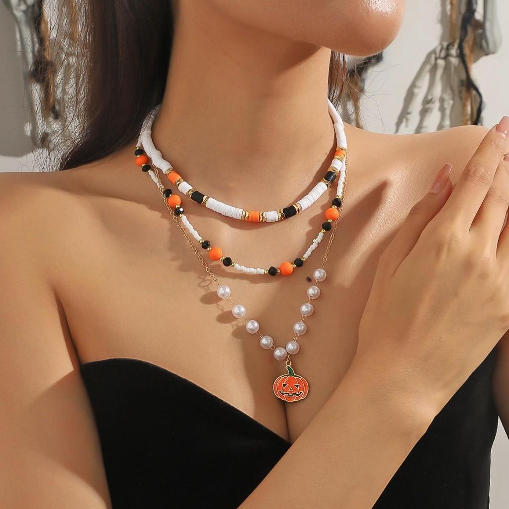 Gothic Hollow Skull Flower Choker: High-End Halloween Necklace for Women