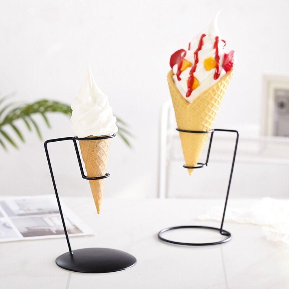 For Wedding Party With Base Restaurant Display Rack Ice Cream Holder Kitchen Tool Cone Holder