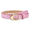 Bling Bling Glitter Rhinestone Belt Sparkling Luxury Brand Design O-shaped Buckle Belt Versatile Vintage Trendy Waistband