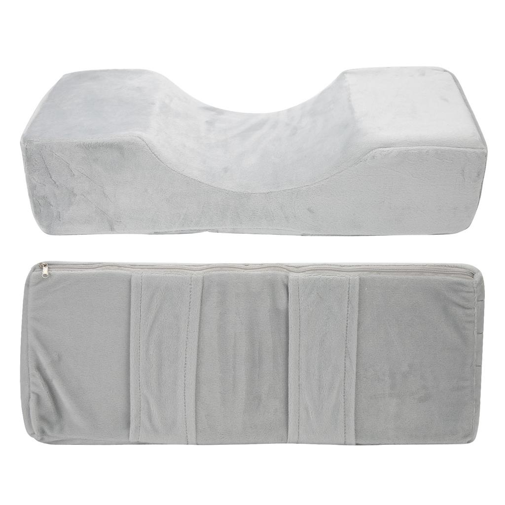Eyelashes Extension Pillow Beauty Salon Eyelash Grafting UShaped Pillow (Silver Gray Flocking)