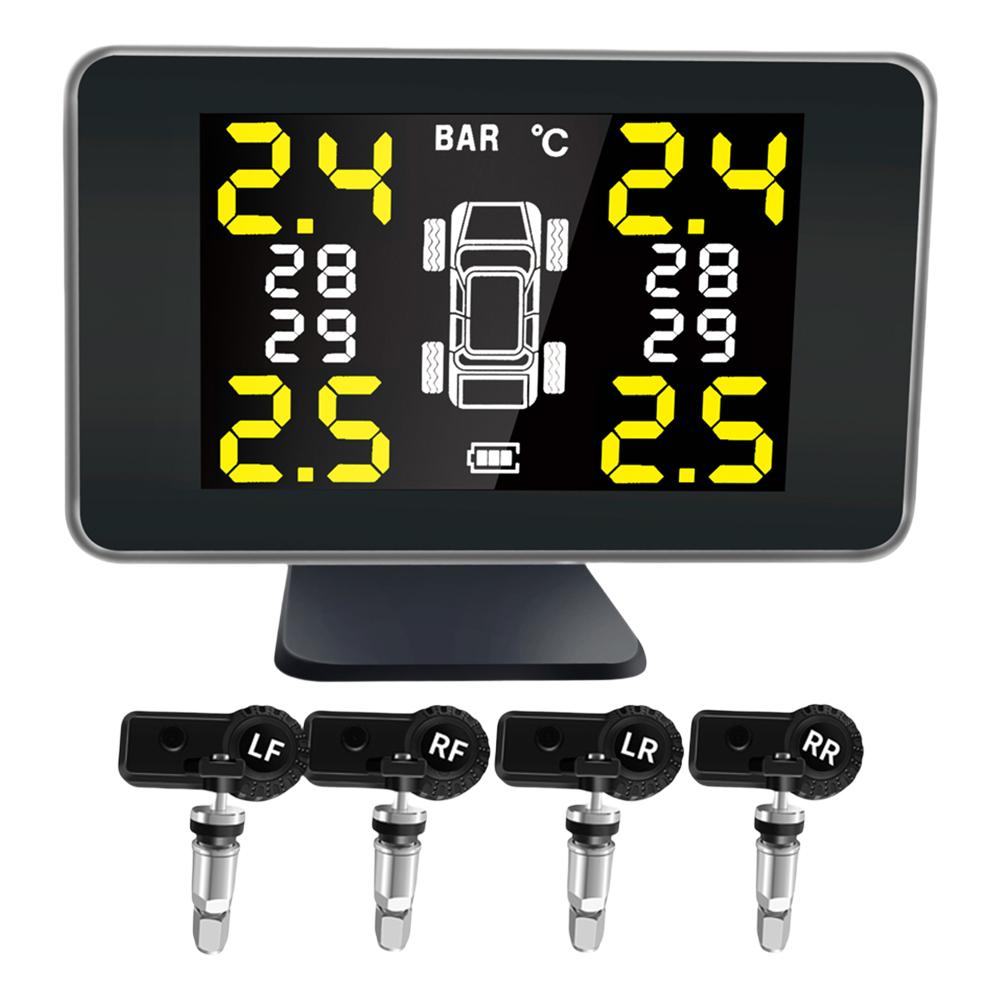 USB-Reifendrucküberwachungssystem Kabelloses TPMS-Reifendrucküberwachungssystem für Wohnmobile Anhänger Autos