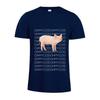 Herren T-Shirt in Premiumqualität mit lustigem Oh My God Schwein-Motiv und bequemen kurzen Ärmeln