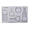 Bottle Opener Mould Silicone Resin Tray Mold Beauty Tray Mold Serving Board Silicone Mold for Epoxy Resin Casting