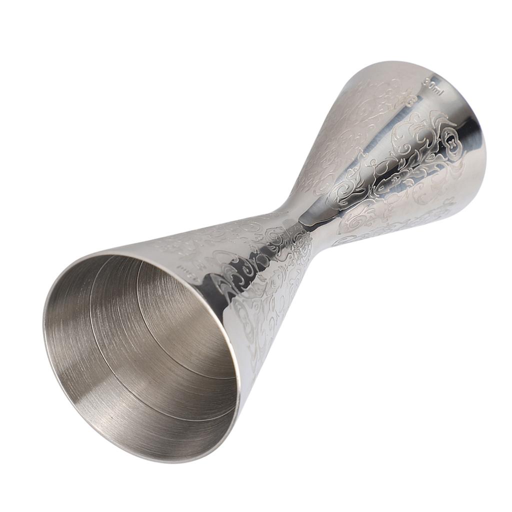 30ml 45ml Krásný nerezový jigger se stupnicí Odměrka na nápoje víno Barové doplňky