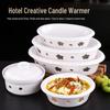 Ceramic Candle-Heated Food Warmer