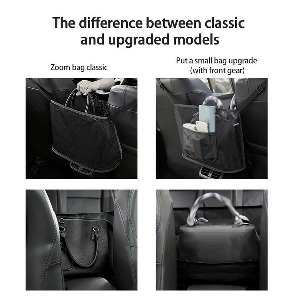 Car Net   Handbag Between Seats Mesh Storage Bag Pouch   Kid Pet Barrier