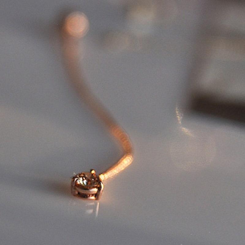 NJ JEWELRY 0.1ct Dia Chain Piercing (14k/18k)