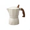 Espresso Pot Stylish Design Octagonal Aluminum Coffee Heat Resistant Handle Italian