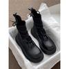 Women's Platform Martin Boots Strap Design High Top Casual Ankle Boots
