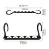 1pcs Foldable Magic Hanger Multi-function Five-hole Connection Hook ABS Plastic Rotary Storage Hanger Coat Hanger 2025 Hangers