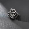 Retro Eye of Providence Cthulhu Octopus Adjustable Open Ring For Men Silver Color Punk Gothic Jewelry Biker Accessories Man Gift
