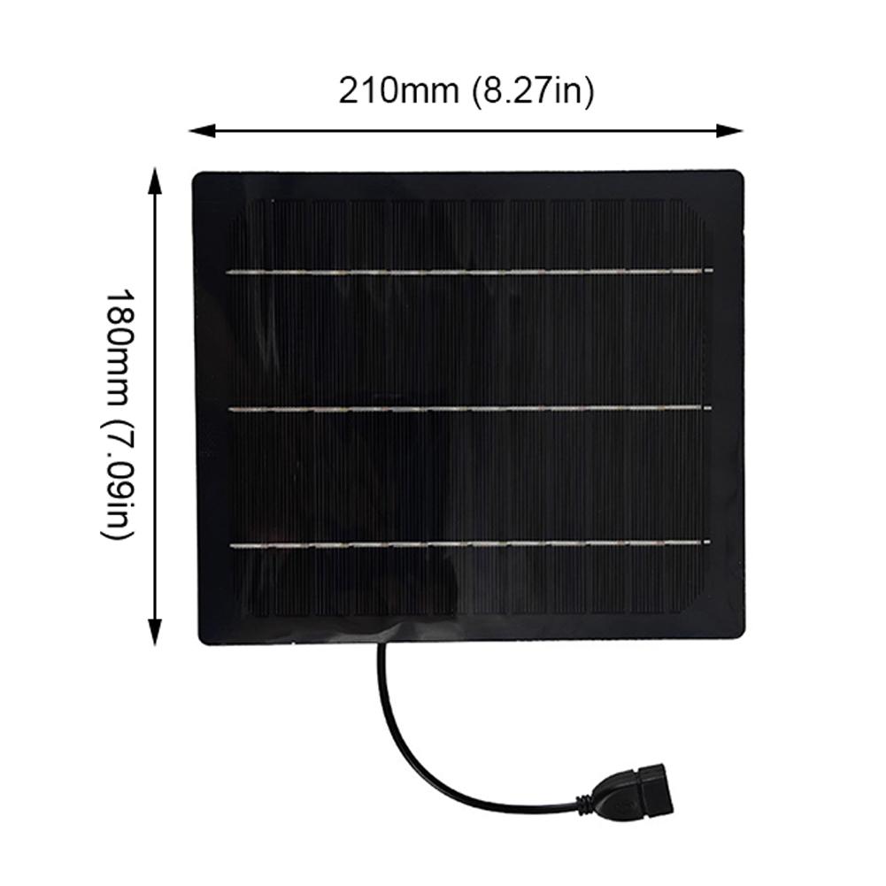 

7 В солнечный электрический вентилятор с питанием от солнечной панели USB перезаряжаемый настольный вентилятор охлаждающий воздушный вентилятор для кемпинга на открытом воздухе походов