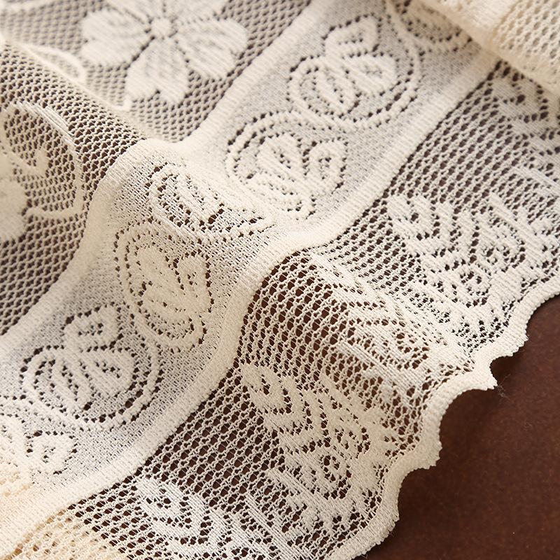 Retro Lace Hollow Tassel Knitted American TV Cabinet Coffee Table Dining Table Cross-border Cover Modern Simple Table Flag