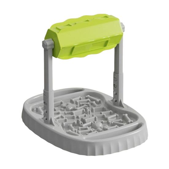 

Інтерактивна годівниця для собак Весела повільна годівниця Іграшка-головоломка для домашніх тварин Регульована по висоті Роздавач ласощів для собак і кішок Здорове харчування та тренування IQ D