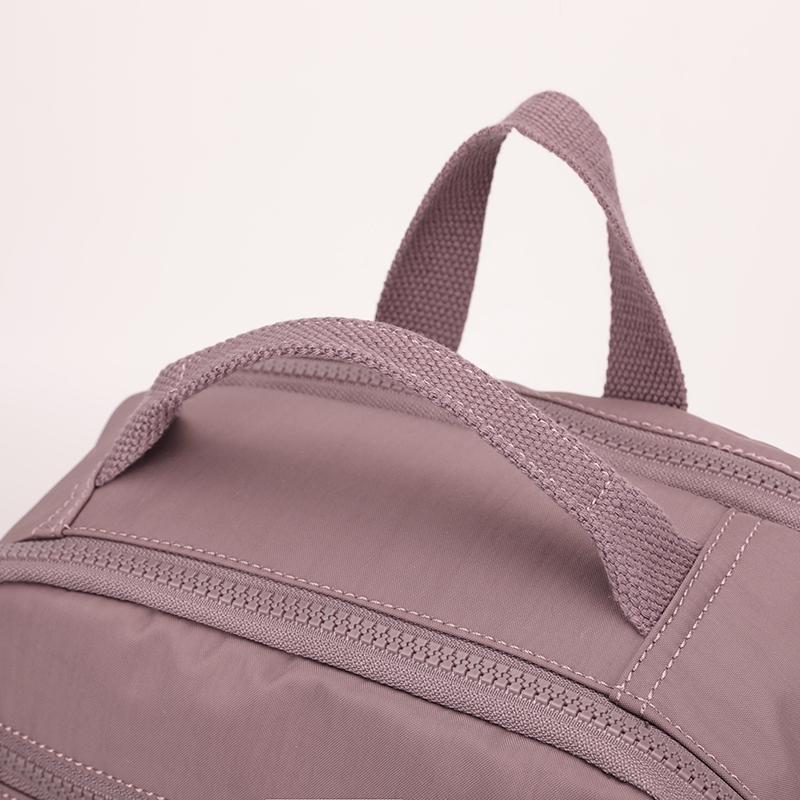 Kompakter Rucksack mit Reißverschluss-Vordertasche Rucksack Damen Reise Leichter Nylon Hochwertige Umhängetasche