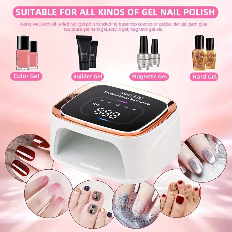108W Rechargeable UV LED with 36 Beads Nail Dryer Cordless Lamp for Manicure and Curing All Gel Nail Polish At Home DIY Salon