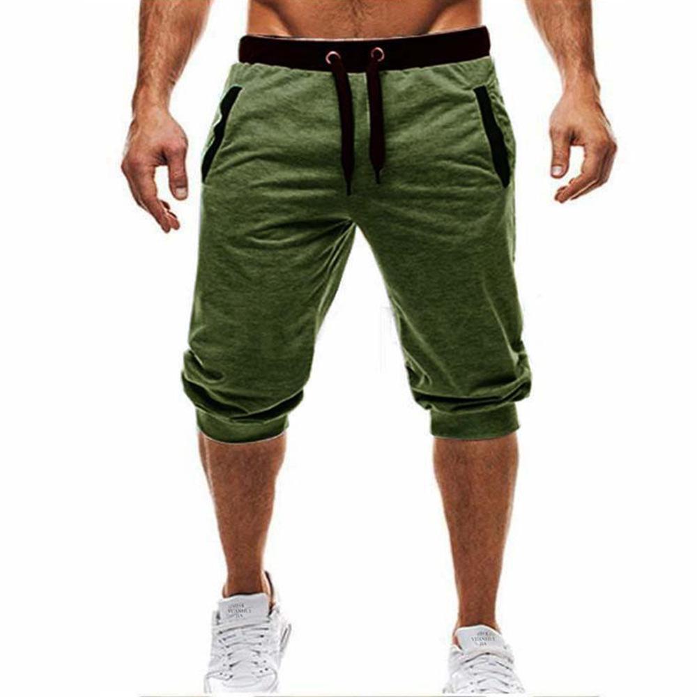 Letní šortky Pánská móda Ležérní šortky Zkrácené kalhoty Plážové šortky Pánské Prodyšná bavlna Fitness šortky Tepláky