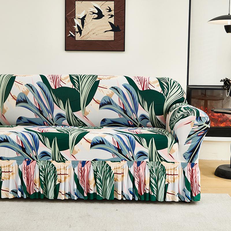 stretch floral Couch Cover Sofa Covers Washable Furniture Protector for Dogs Corner sofa skirt 1/2/3/4 seater sofa slipcovers