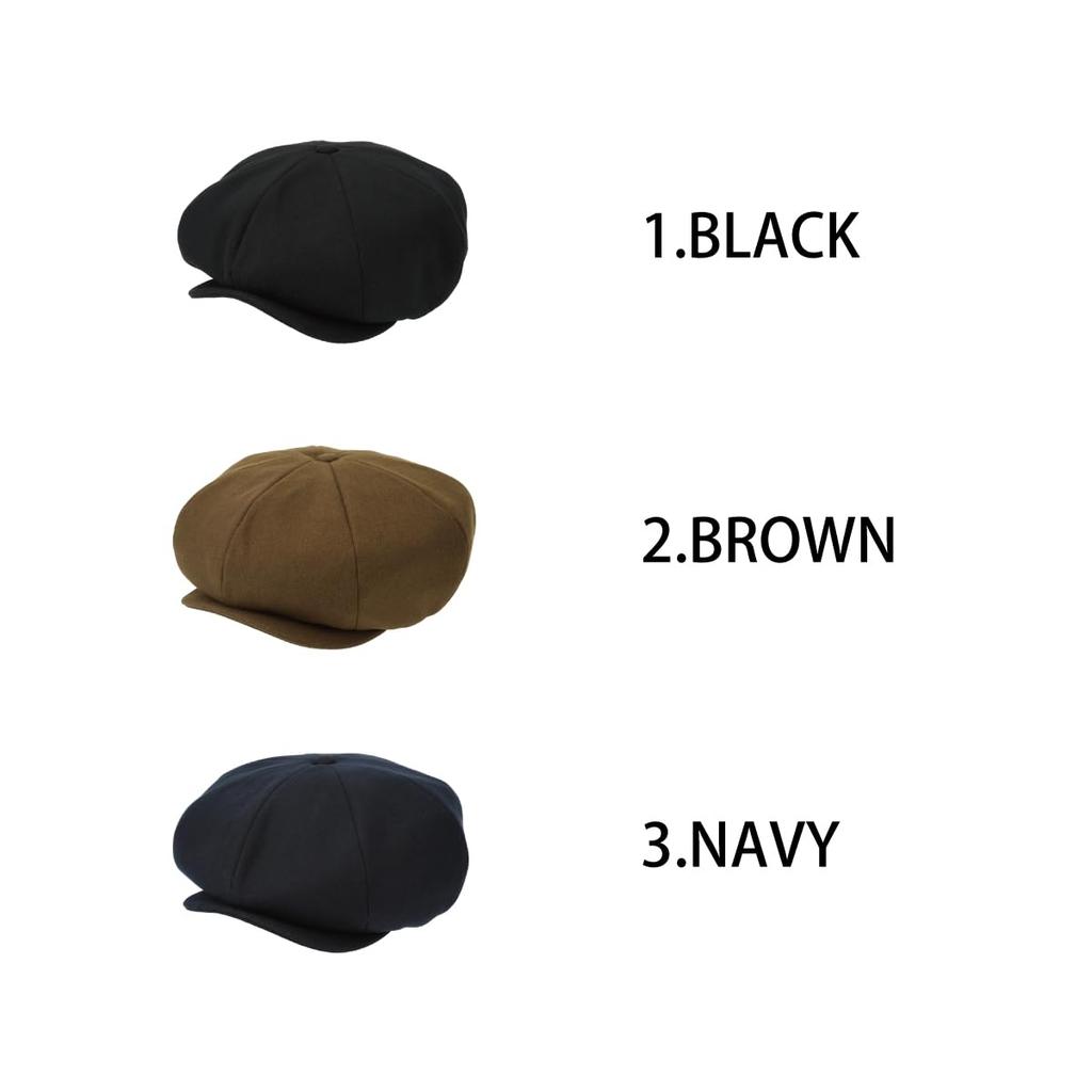 Basic Enchi Vintage Wooly Casquette Hat Vintage Color Big One Size Fits Brown - Antibacterial, Deodorizing, Style, Wool, Satin, Blocking, Silhouette,
