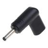 Typ-C-Buchse auf DC 3,5 mm x 1,35 mm Ladeadapter 90-Grad-Konverter DC-Netzteil