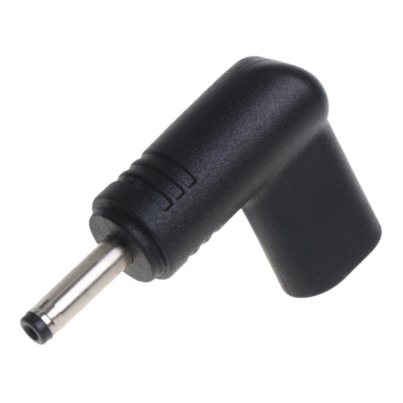Typ-C-Buchse auf DC 3,5 mm x 1,35 mm Ladeadapter 90-Grad-Konverter DC-Netzteil