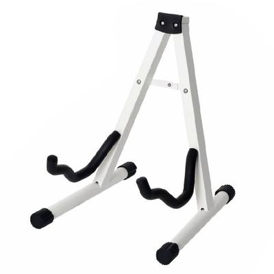 Supporto per Chitarra a Telaio A Portatile Pieghevole Supporto per Chitarra Portabatteria Strumento Musicale Supporto Regolabile per Chitarra Basso da Pavimento