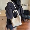 Spring and Summer New Woven Pattern Commuting Casual Simple Large Capacity Retro Underarm Portable Shoulder Bag Women