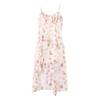 Qiushuiyiren 2025 Summer Floral Spaghetti Strap Dress