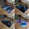 CUTE--B-BlackS-P-Panther Floor Mat Durable Carpet Rug For Footpad Mats Style Soft Bedroom Floor House Laundry Room Mat Anti-skid