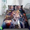 Nové anime Genshin Impact 3D tištěné ložní prádlo King povlak na přikrývku povlak na polštář povlak na peřinu ložní prádlo bytový textil
