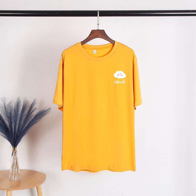 TWINFLAMES Women Summer T-Shirt Short Sleeve Cotton Casual Woman Clothes Spring/Autumn O-Neck Female Tees