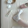 Maulbeerseide Socken Damen Sommer Dünn Atmungsaktiv Und Kühl Basic Socken Weich Wachsig Schweißabsorbierend Einfarbig Knochenlos Kurze Socken