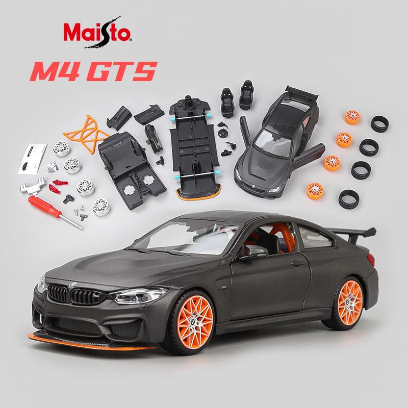 Maisto 1:24 BMW M4 GTS Montageversion Legierung Auto Modell Diecast Metall Spielzeugauto Modell Hohe Simulation Sammlung Kinderspielzeug Geschenk
