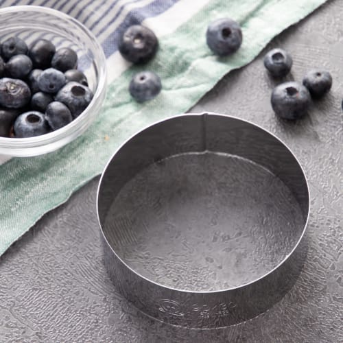 Endo Shoji Commercial-Grade Round Circle Ring, 80 X H35mm, 18-0 Stainless Steel, Made In Japan, WSL08037