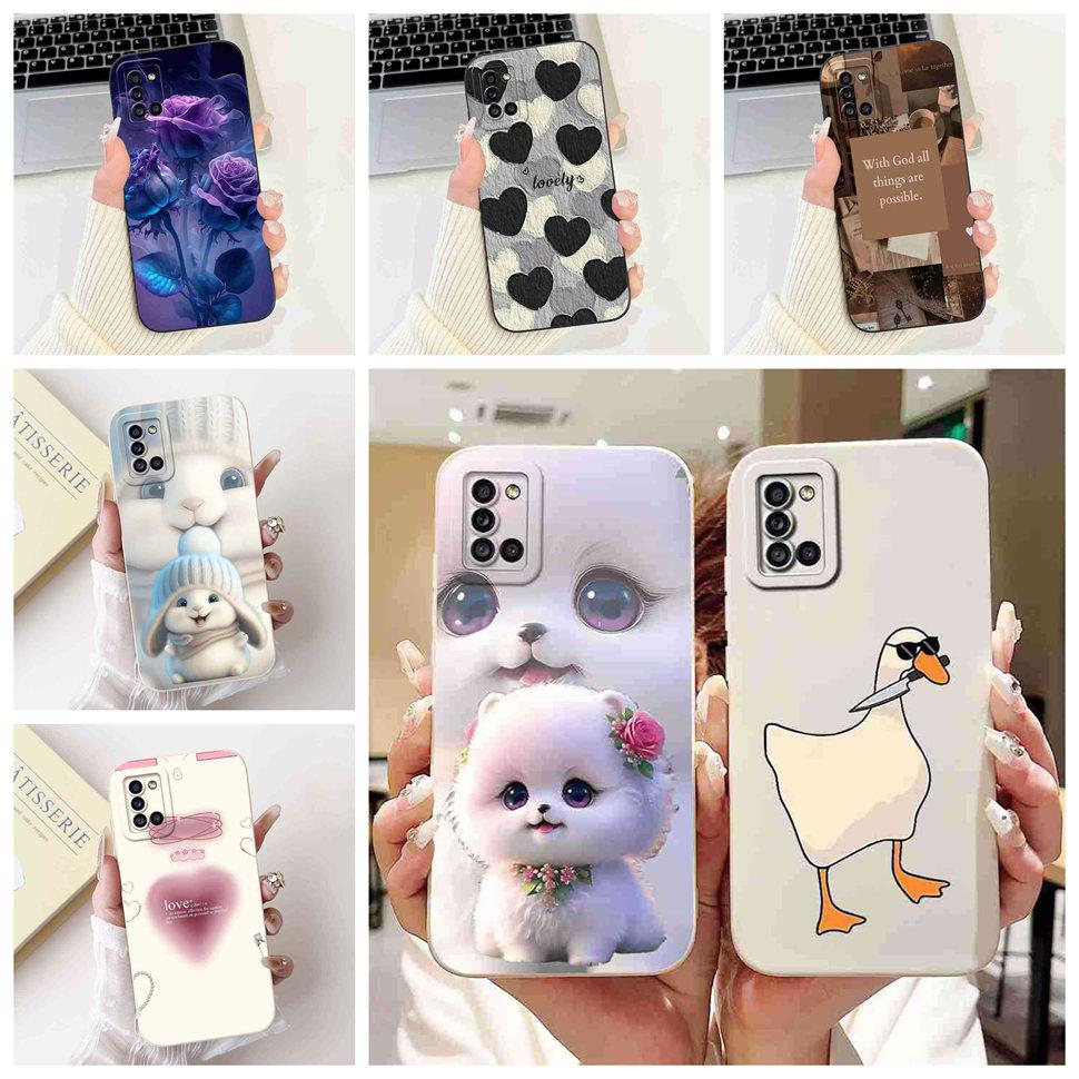 For Samsung Galaxy A31 6.4" Case Cute Cartoon Cat Soft Silicone Back Cover For Samsung a31 A31 SM-A315F 6.4" Protective Cases