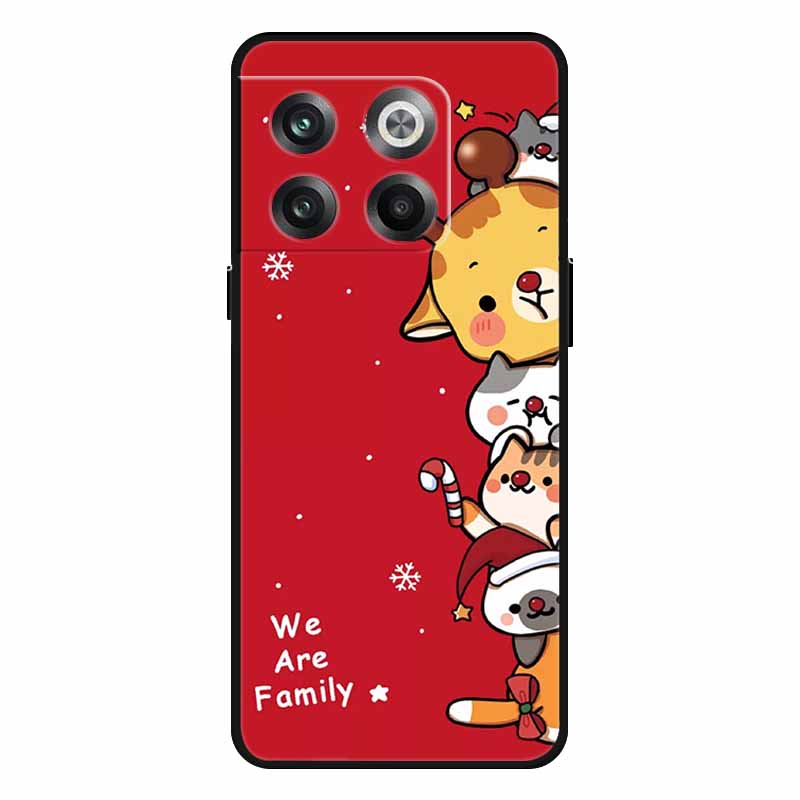 For Oneplus 10T Case 10 Pro Christmas Silicone Soft TPU Cover for Oneplus Nord N20 SE One plus ACE Pro 10T Coque New Year Gift