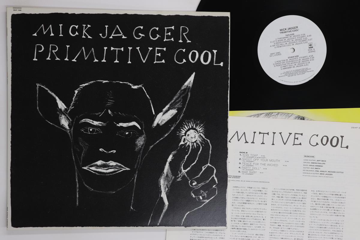 

LP Record MICK JAGGER Primitive Cool 28AP3380 CBS SONY 1987 Japan Rock Used