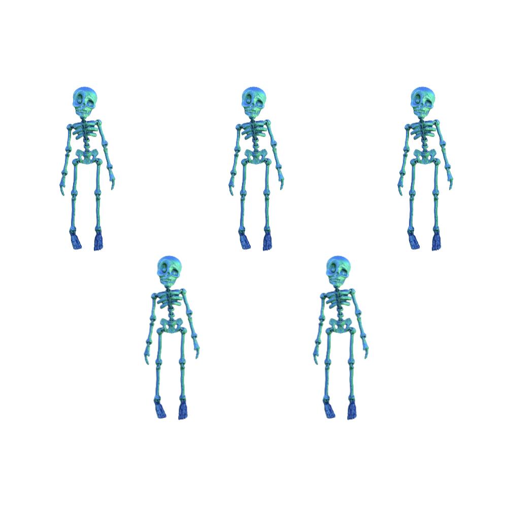 Halloween Funny Gothic Skull Magnet 3D Printed Horror Skull Magnet Fridge Sticker for Halloween Kitchen Office Whiteboards