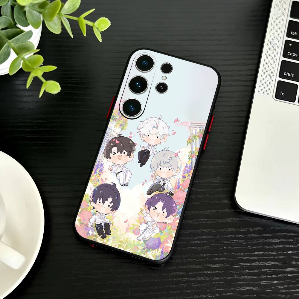 

U-Love And Deepspace Phone Case For Samsung S26,S25,S24,S23,S22,S21,S20,Ultra,Plus,FE Black Soft Cover Samsung S24fe
