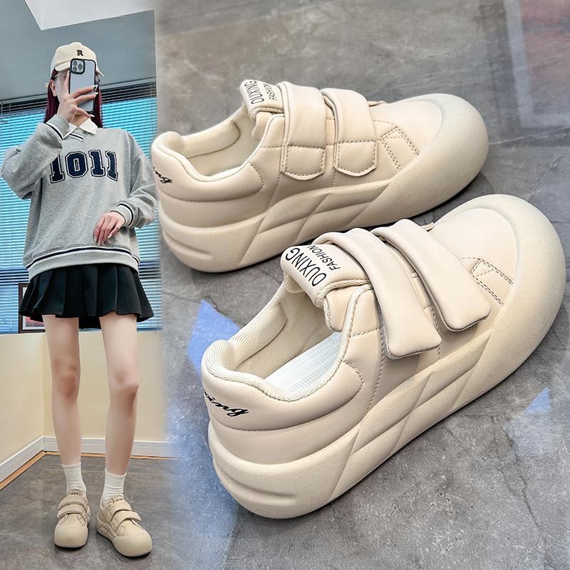 

Женская обувь Весна Новый студенческий корейский стиль Ins Модные универсальные туфли на платформе Весна и Осень Повседневная обувь G3501