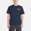 Timberland Outdoor Casual Breathable Short Sleeve Round Neck T-Shirt Men Tops Deep-Sapphire-Blue A5V87-433