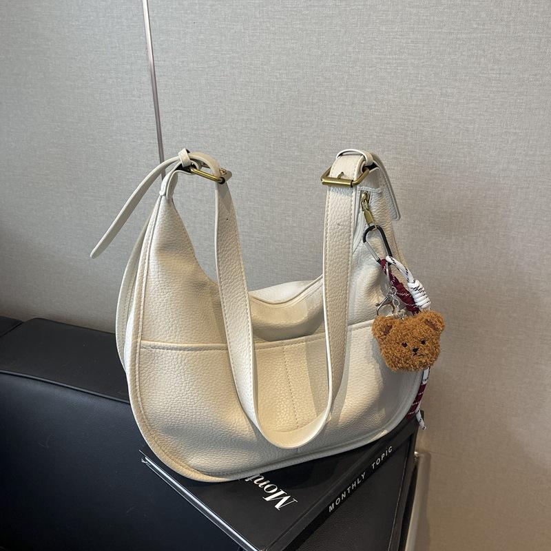 Autumn 2025 New Fashion Mori Dumpling Bag Simple Versatile Casual Crossbody Shoulder Bag