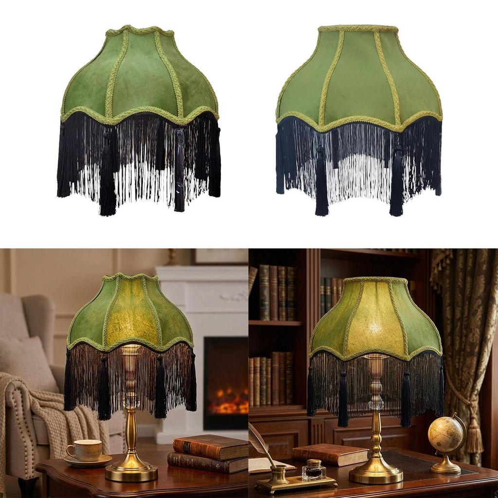 Bell-Shaped Velvet Lampshade with E27 Socket for Floor And Bedside Lamps.